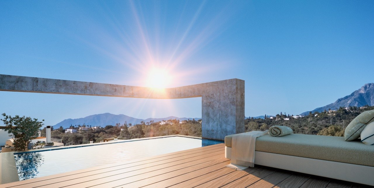Z-EW - exclusivo proyecto residencial en elviria compuesto por áticos con solárium y villas con jardín privado
