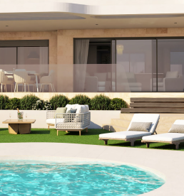 Magiskt, exklusivt och modernt komplex med havsutsikt och privat pool i Marbella