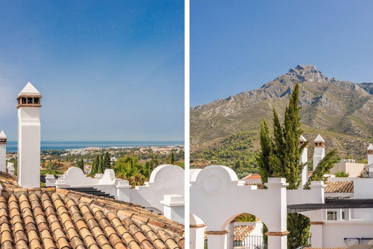 Único y moderno ático dúplex en Sierra Blanca con vistas al mar