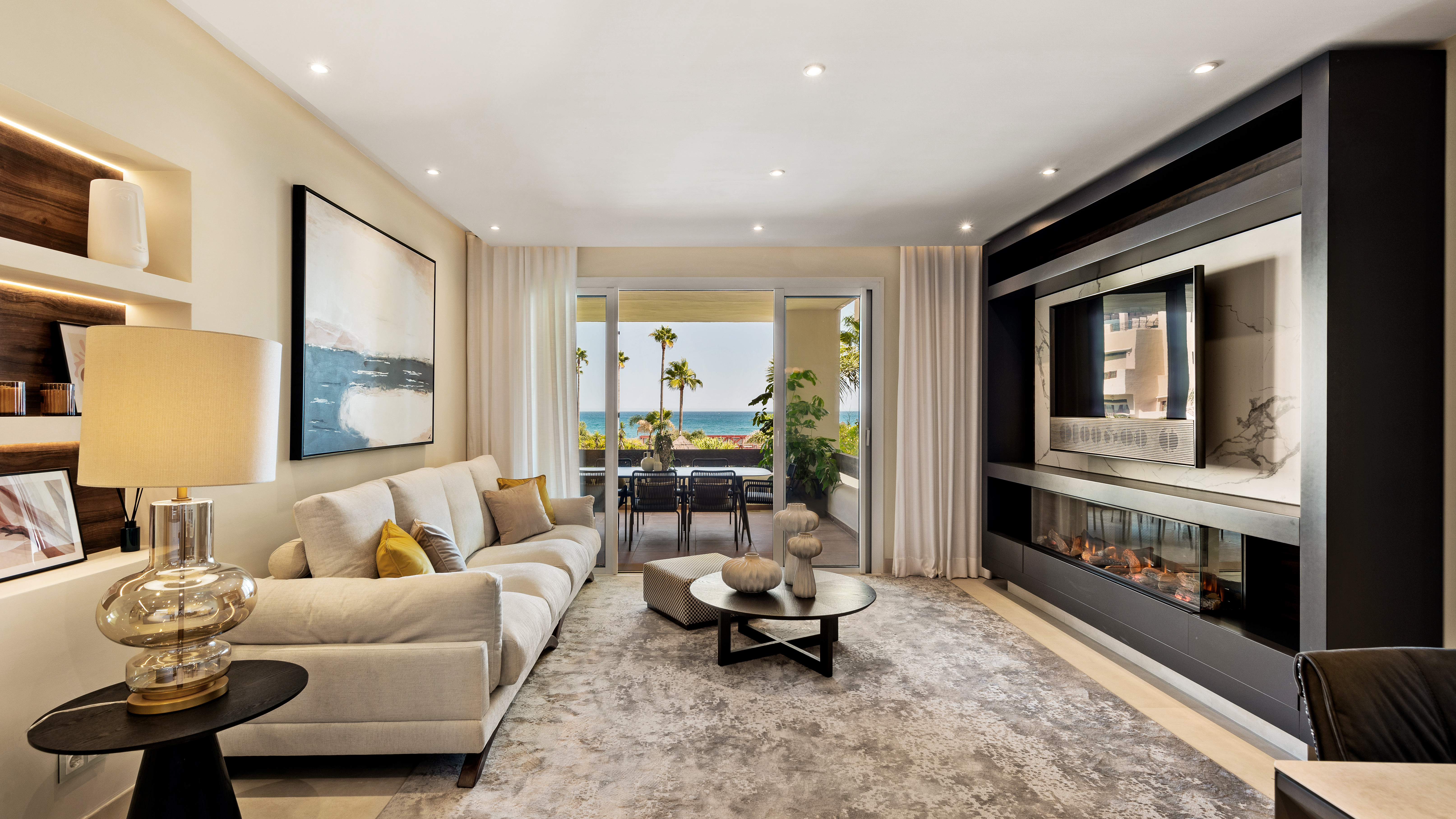 Precioso apartamento bajo con vistas al mar