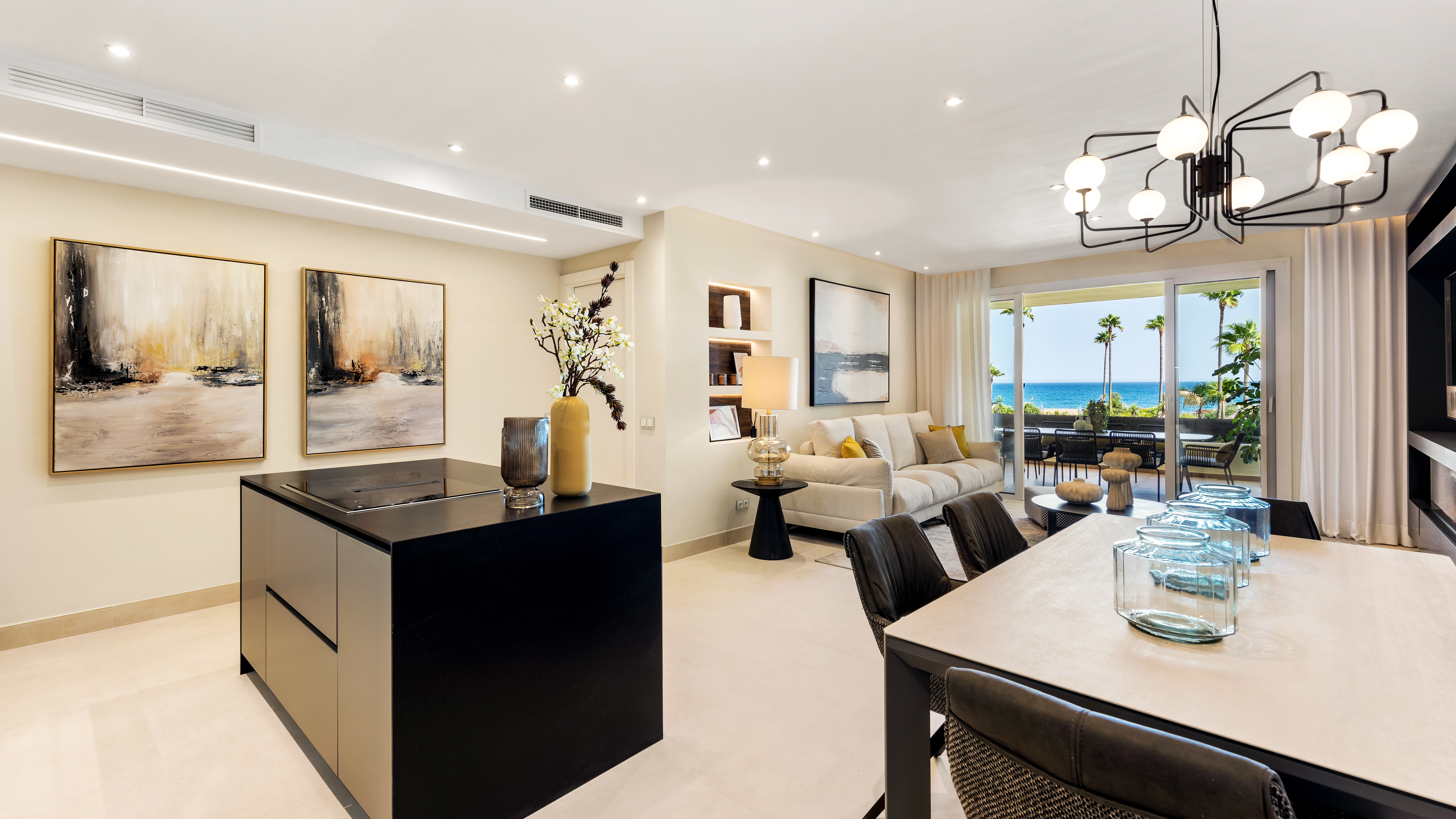 Precioso apartamento bajo con vistas al mar