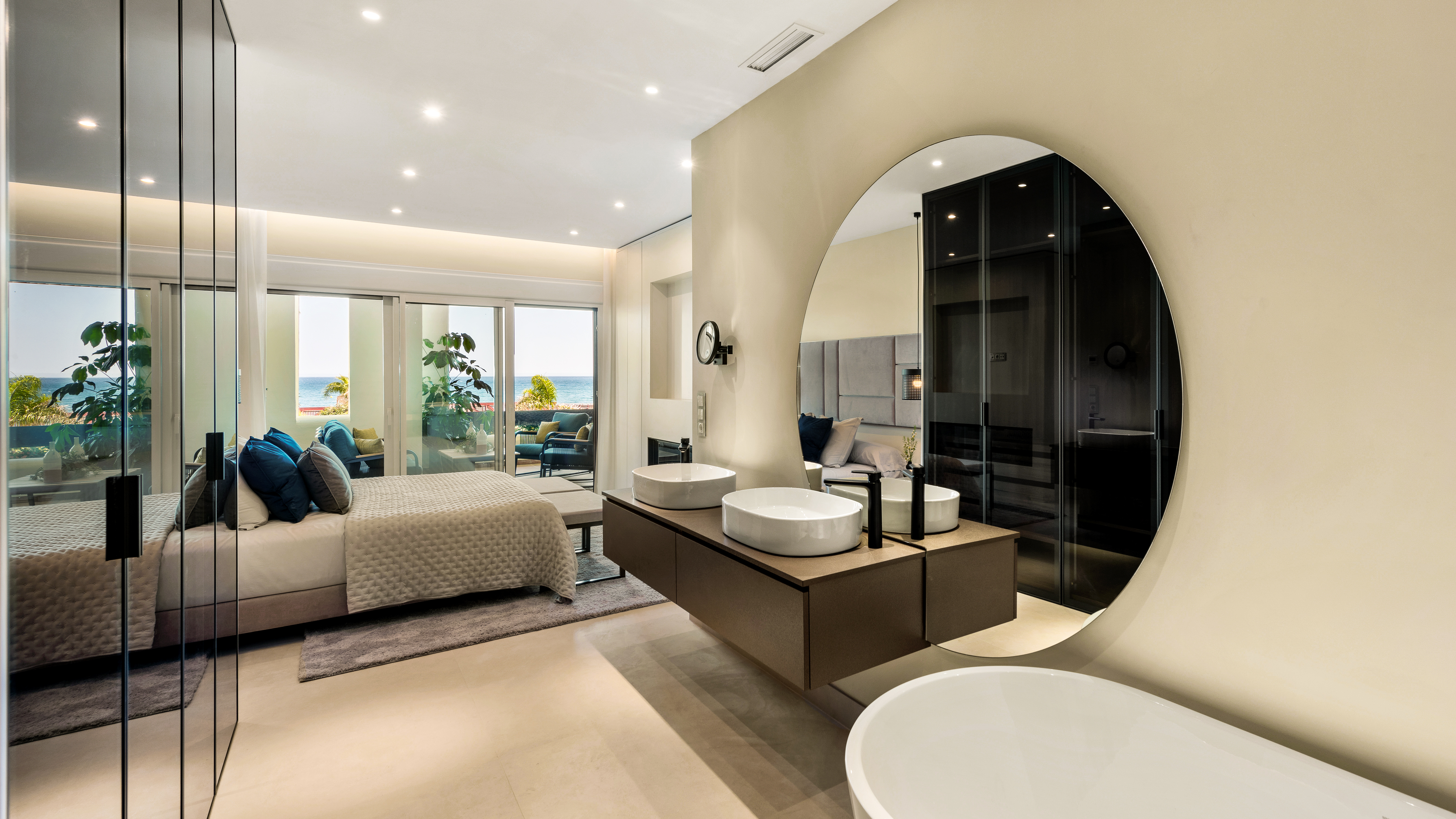 Precioso apartamento bajo con vistas al mar