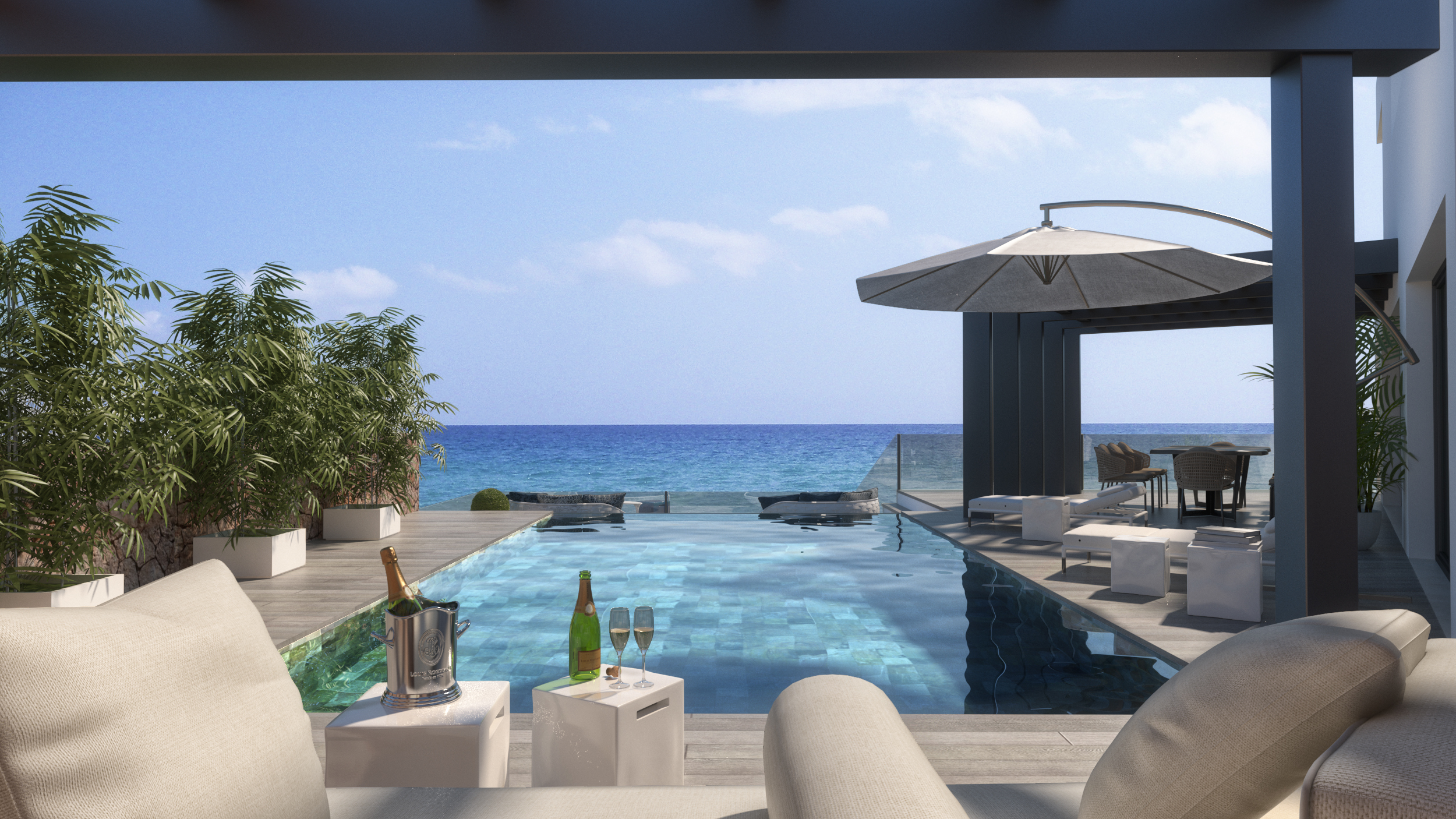 Hermosa villa en Elviria con vistas al mar que enamoran.