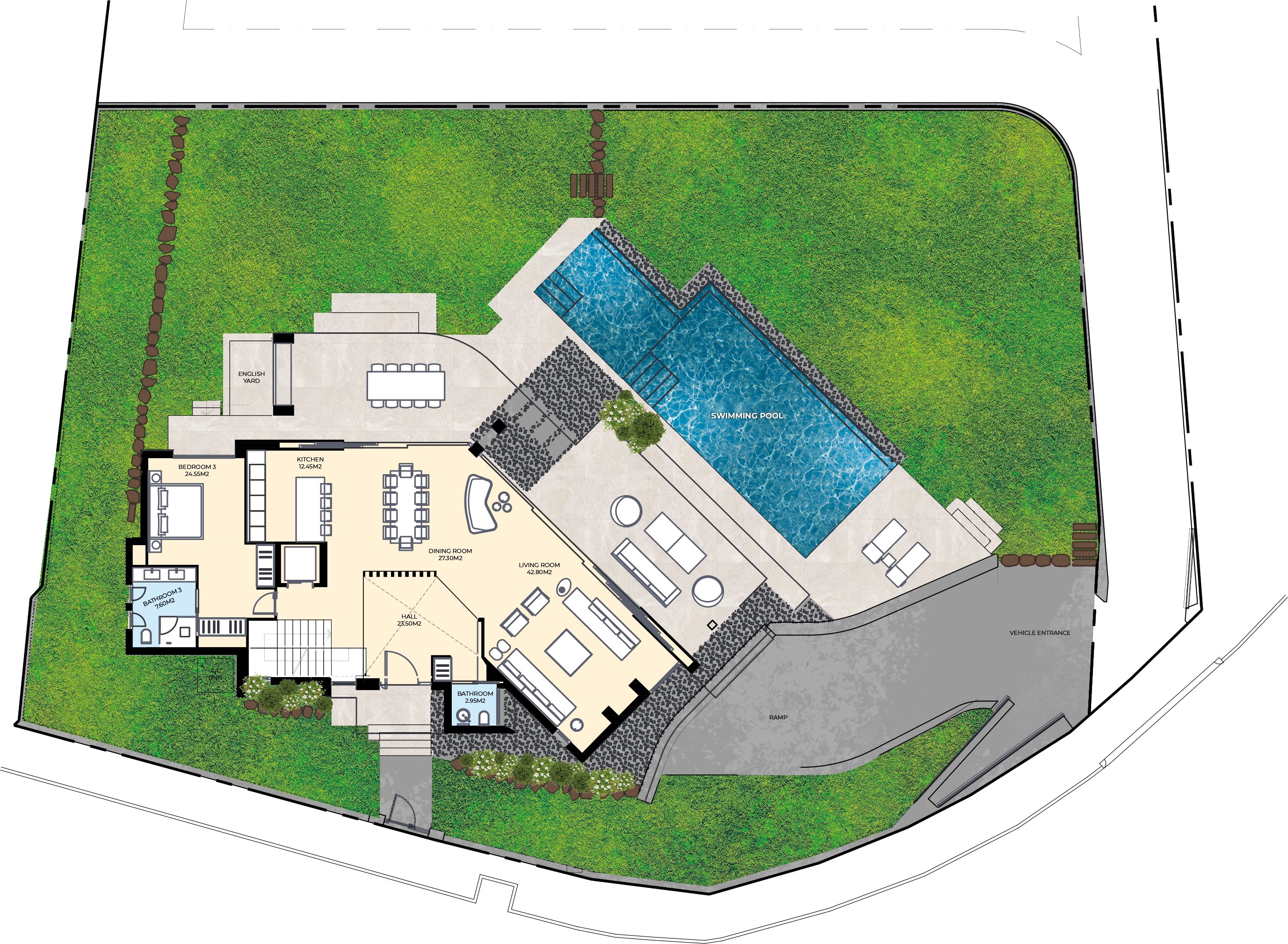 Neu gebaute Strandvilla, schlüsselfertig, in Marbella Ost