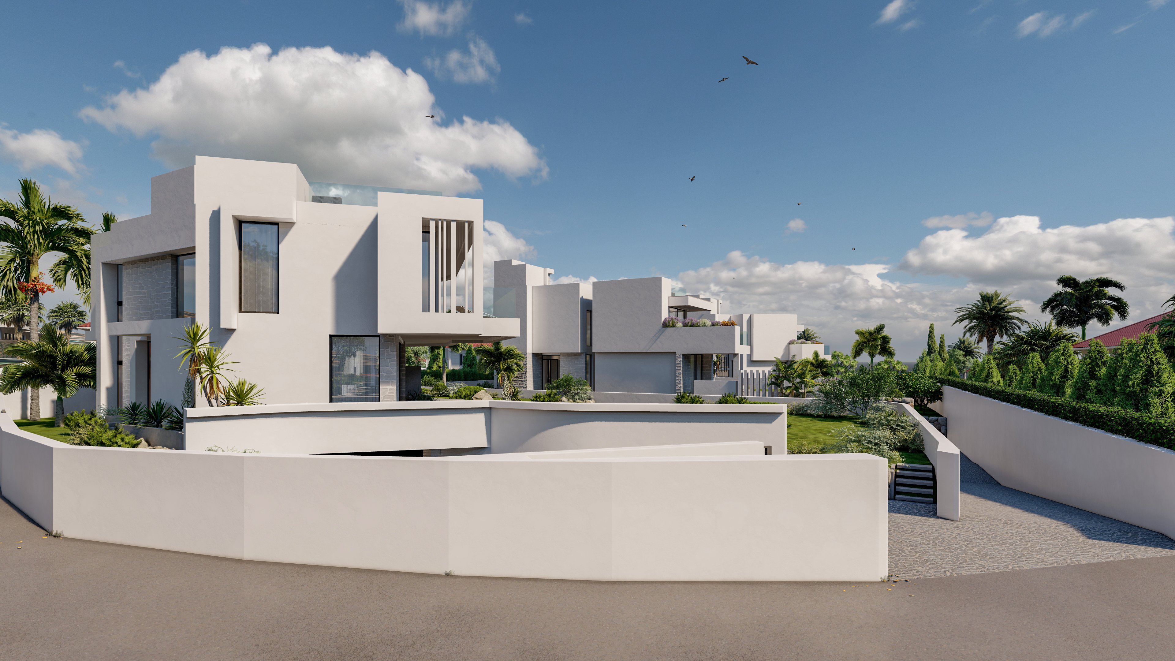 Neu gebaute Strandvilla, schlüsselfertig, in Marbella Ost
