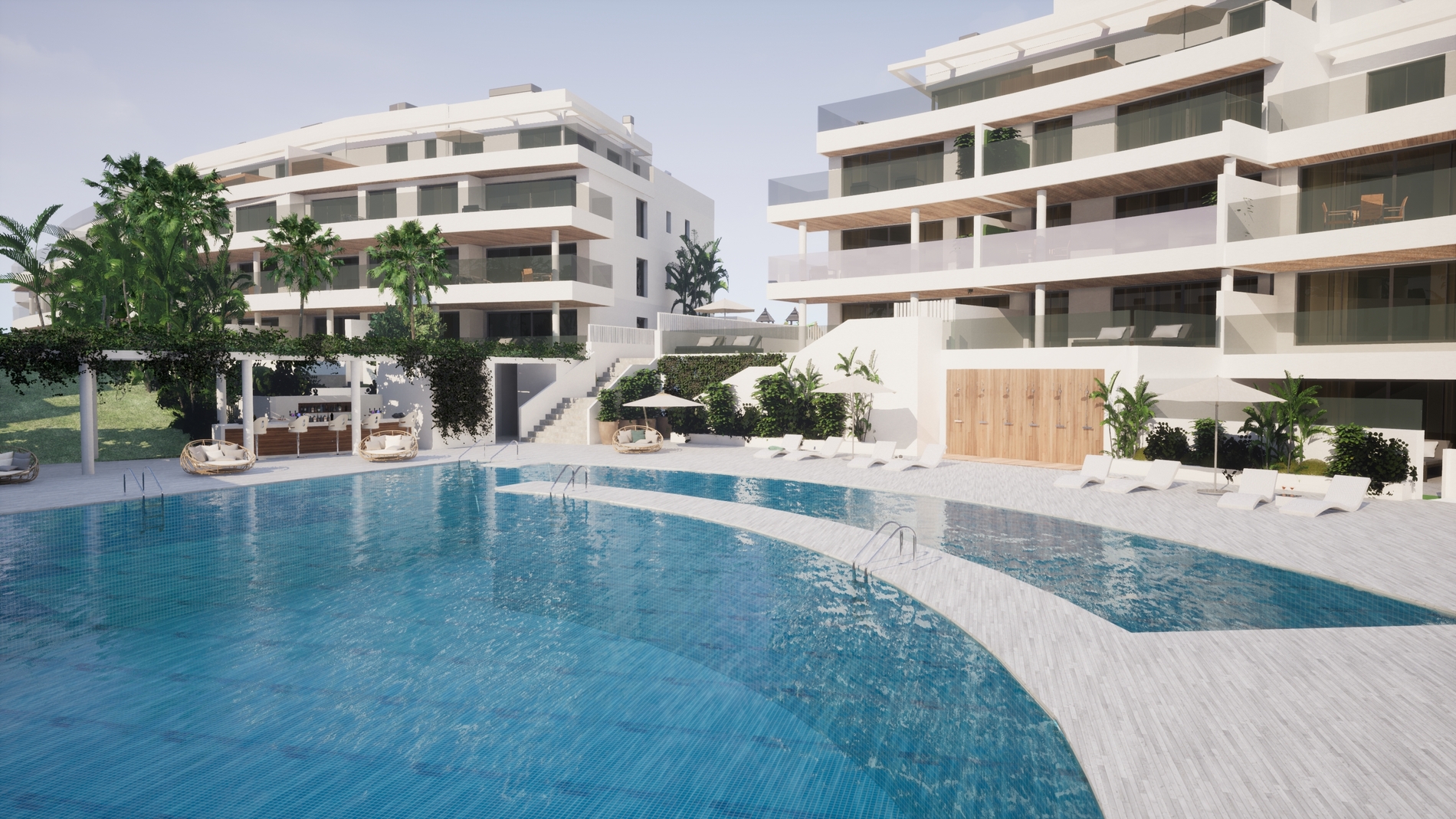 Bonita Promoción nueva en Mijas con piscinas privadas
